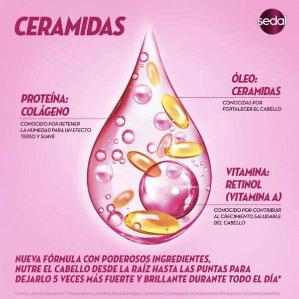 Shampoo Con Ceramidas SEDAL 190 Ml - Imagen 4