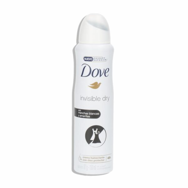 Desodorante En Aerosol Para Dama Invisible Dry DOVE 150 Ml