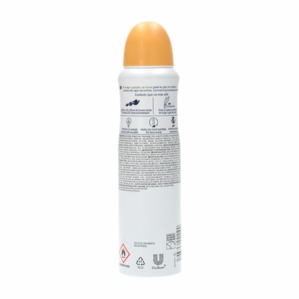 Desodorante En Aerosol Para Dama Clear Tone DOVE 150 Ml - Imagen 2