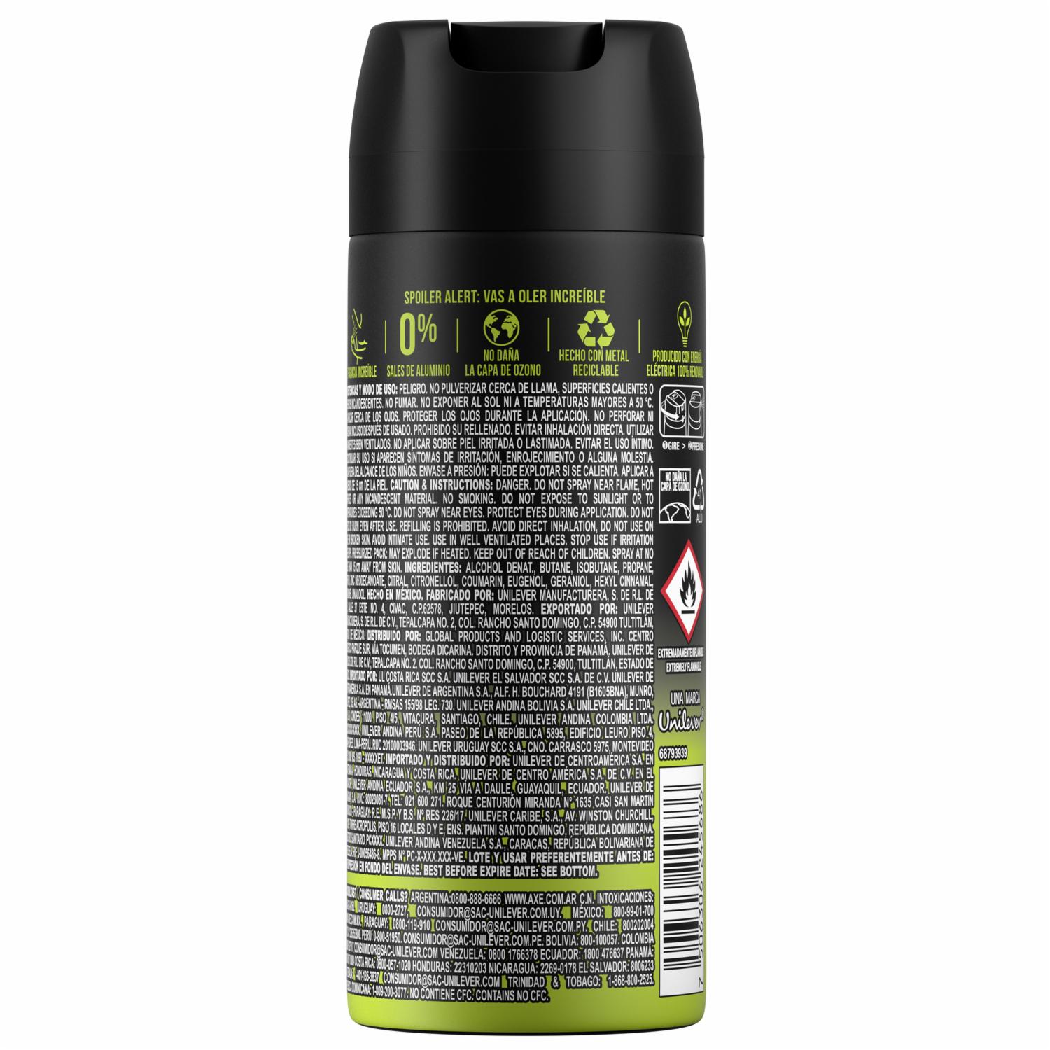 Desodorante En Aerosol Body Spray Epic Fresh AXE 150 Ml - Imagen 2