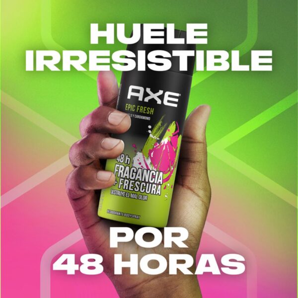 Desodorante En Aerosol Body Spray Epic Fresh AXE 150 Ml - Imagen 3