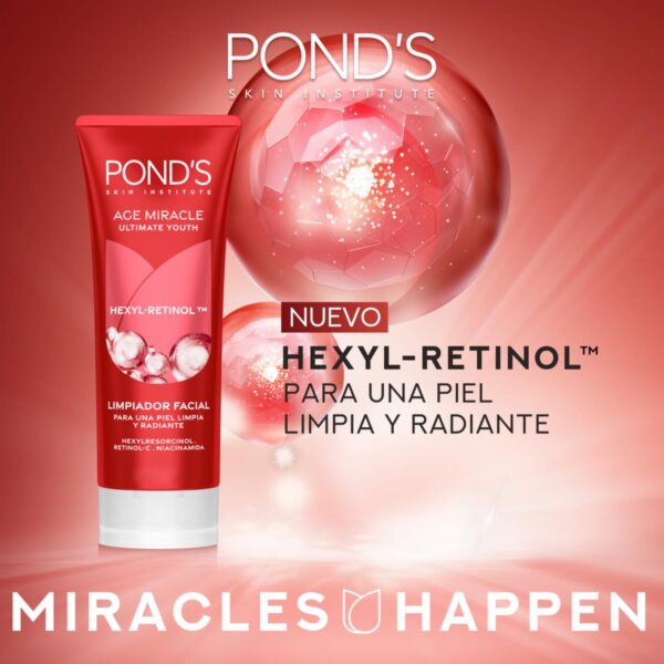 Limpiador Facial Diaria En Espuma Anti-Edad POND´S 100 G - Imagen 3