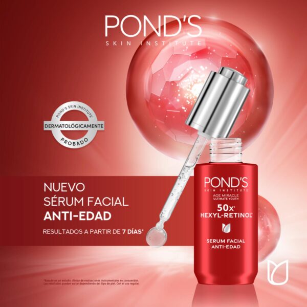 Serum Facial De Día Age Miracle Con Efecto Filler POND´S 30 Ml - Imagen 3