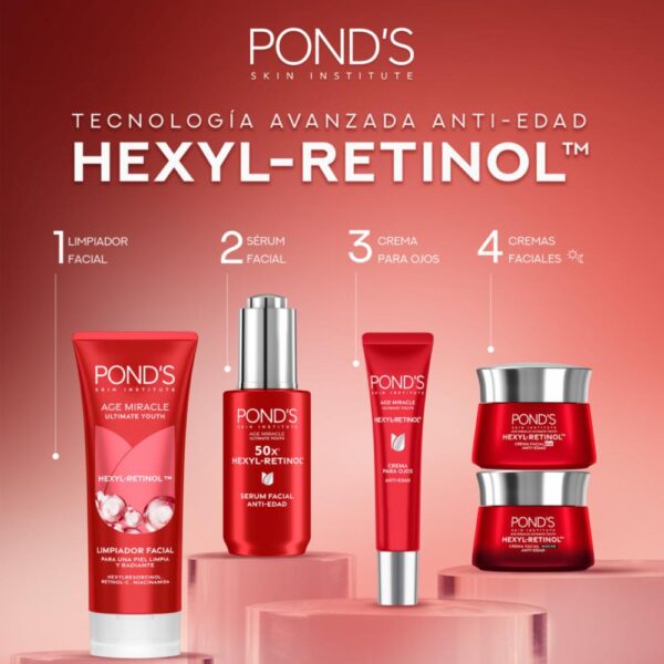 Serum Facial De Día Age Miracle Con Efecto Filler POND´S 30 Ml - Imagen 5