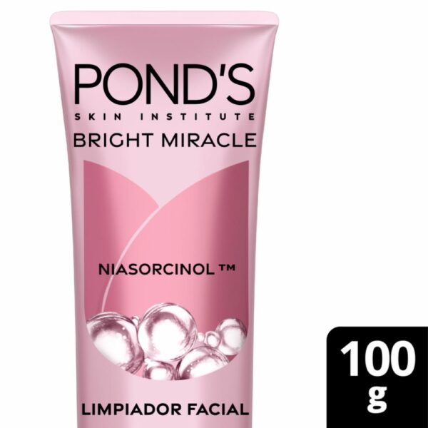 Limpiador Facial Bright Miracle Niasorcinol Con Niacinamida POND´S 100 G - Imagen 2