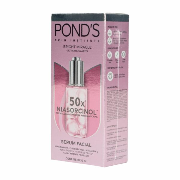 Serum Facial Bright Miracle Niasorcinol Anti-Manchas POND'S 30 Ml - Imagen 4