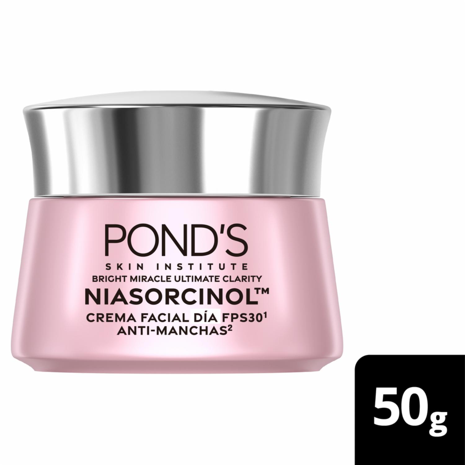 Crema Facial De Día Bright Miracle Niasorcinol Anti-Manchas FPS 30 POND’S 50 G