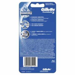 Afeitadora Desechable Caballero Prestobarba 3 GILLETTE X 4 Uds