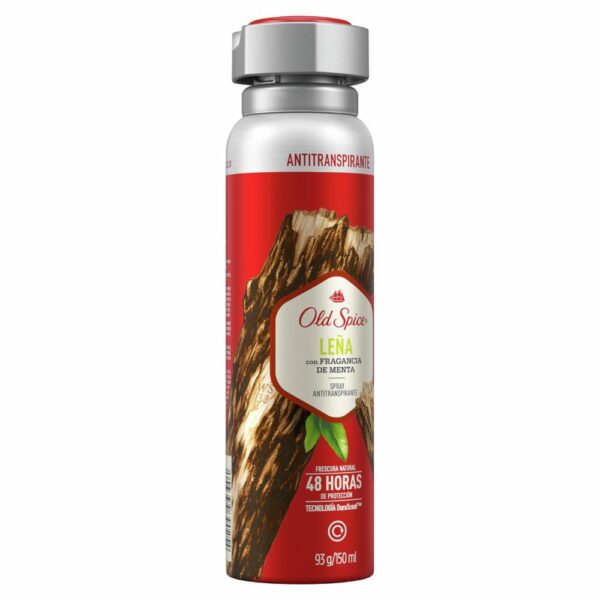 Antitranspirante Spray Leña Con Fragancia De Menta OLD SPICE 150 Ml - Imagen 4