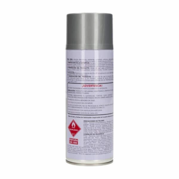 Pintura En Spray Supermetalic Plateado Brill LAMPA LIMITED Unidad - Imagen 2