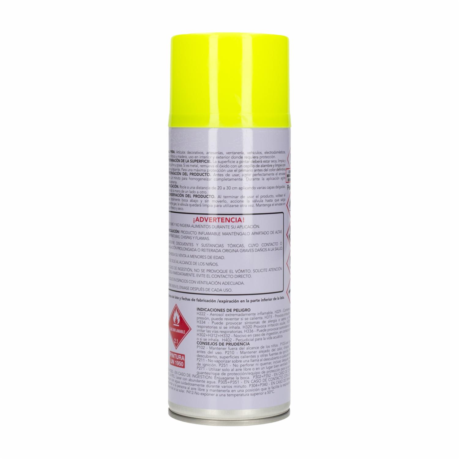 Pintura En Spray Amarillo Fluorescente LAMPA LIMITED Unidad - Imagen 2