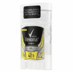 Desodorante En Gel Caballero Antitranspirante V8 REXONA 80 G