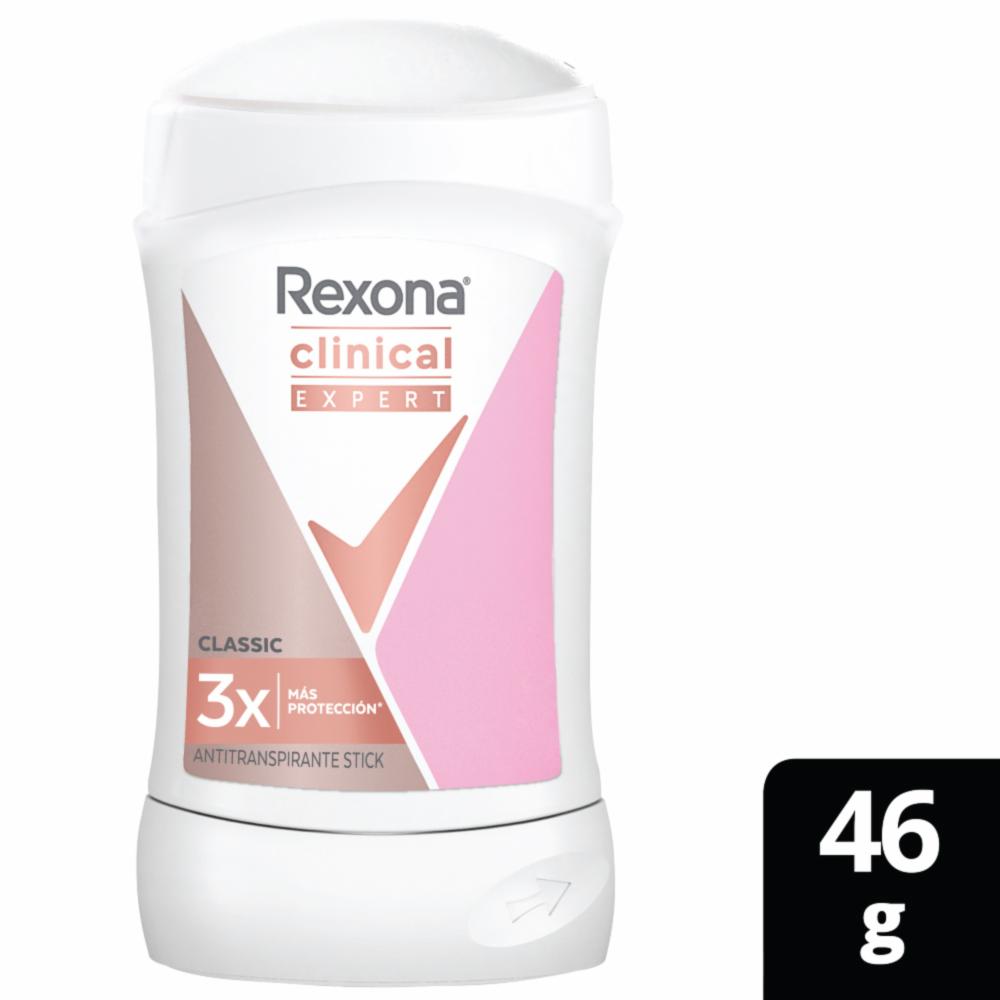Desodorante En Barra Para Dama Antitranspirante Clinical Expert REXONA 46 G - Imagen 3