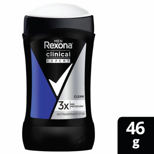 Desodorante En Barra Para Caballeros Clinical Expert REXONA 46 G - Imagen 3
