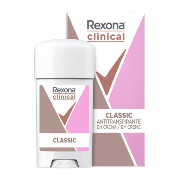 Desodorante En Crema En Crema Para Mujer Clínica Clásico REXONA 58 G - Imagen 3