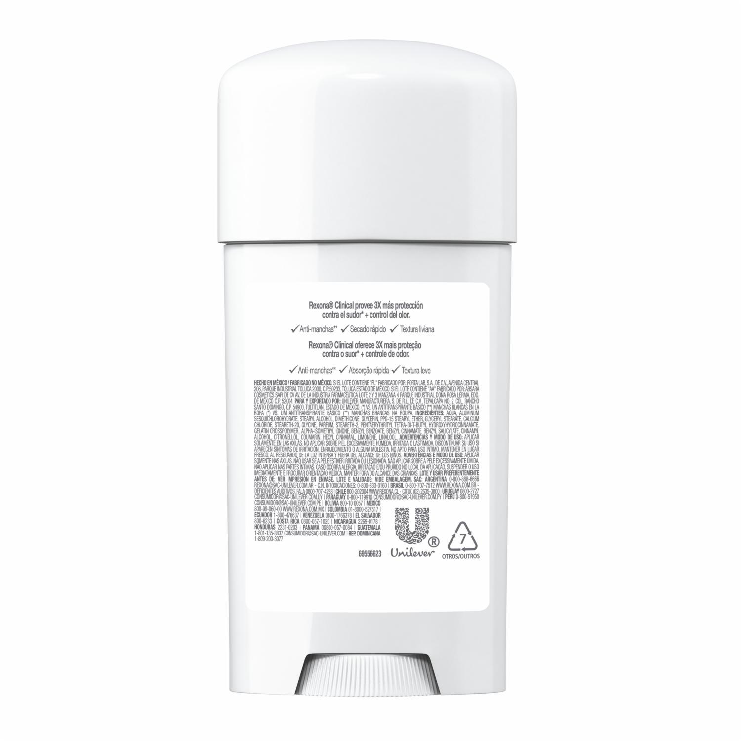 Desodorante En Crema Antitranspirante Extra Dry REXONA 58 G - Imagen 2