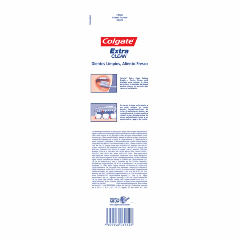Cepillo Dental Extra Clean Cerdas Duras COLGATE 1X2 Unidades - Imagen 2