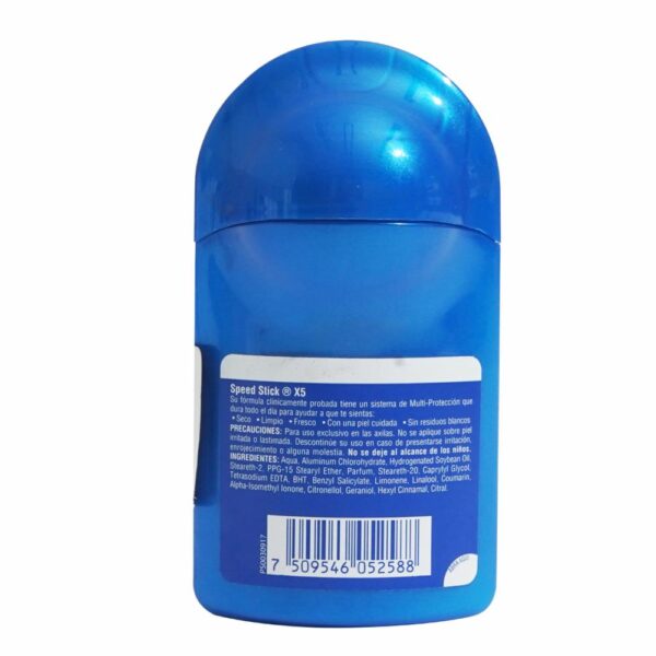 Desodorante Roll On Para Hombre Multi Protección X5 SPEED STICK 50 Ml - Imagen 2