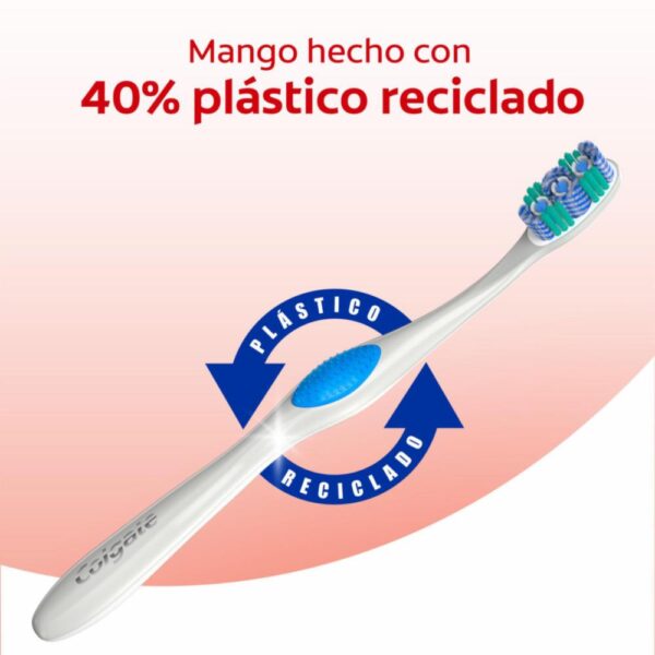 Cepillo Dental Luminouse White 360 Cerdas Medianas COLGATE 1X2 Unidades - Imagen 5
