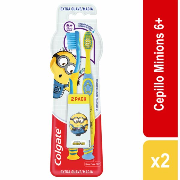 Cepillo Dental Infantil Smiles Mi Villano Favorito COLGATE X2 Uds
