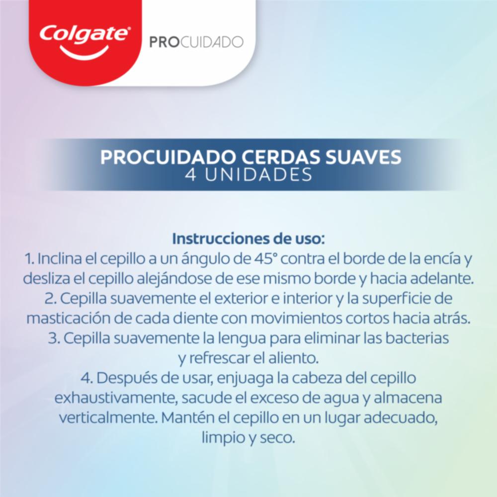 Cepillo Dental Pro Cuidado Suave COLGATE X 4 Uds - Imagen 2