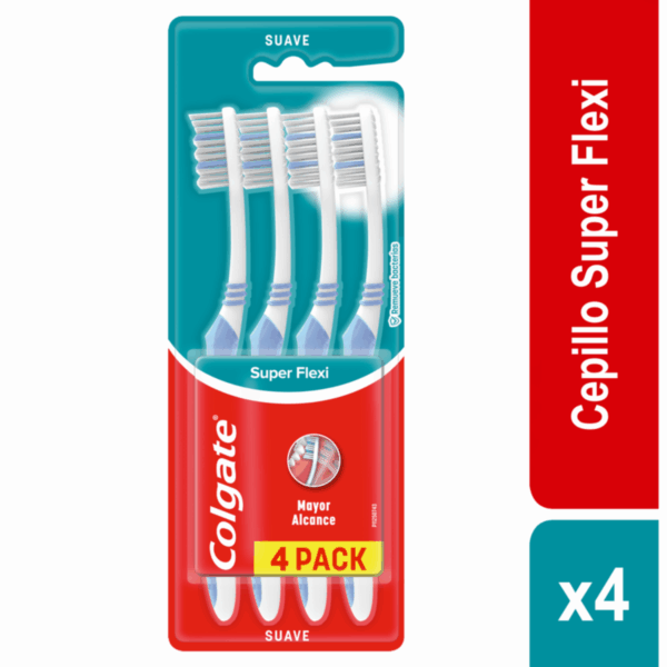 Cepillo Dental Súper Flexi COLGATE 1X4 Unidades - Imagen 2