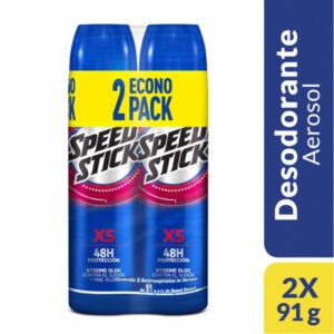 Desodorante En Aerosol Para Hombre Protección 24-7 SPEED STICK 2 X 91 G