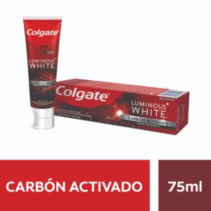 Crema Dental Luminous White Con Carbón Activado COLGATE 75 Ml