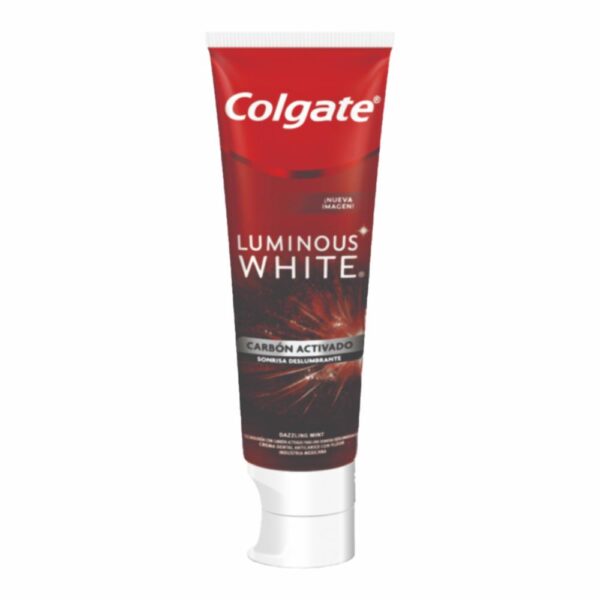 Crema Dental Luminous White Con Carbón Activado COLGATE 75 Ml