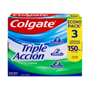 Crema Dental Triple Acción COLGATE 3X150 Ml