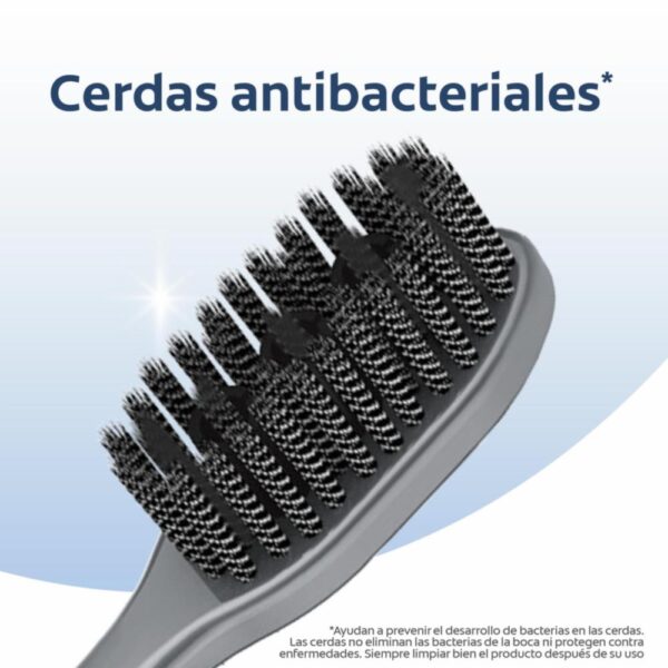 Cepillo Dental 360 Antibacterial Charcoal COLGATE Suave - Imagen 4