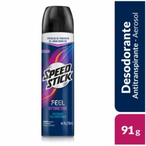 Desodorante En Aerosol Para Hombre Feel Attractive SPEED STICK 91 G