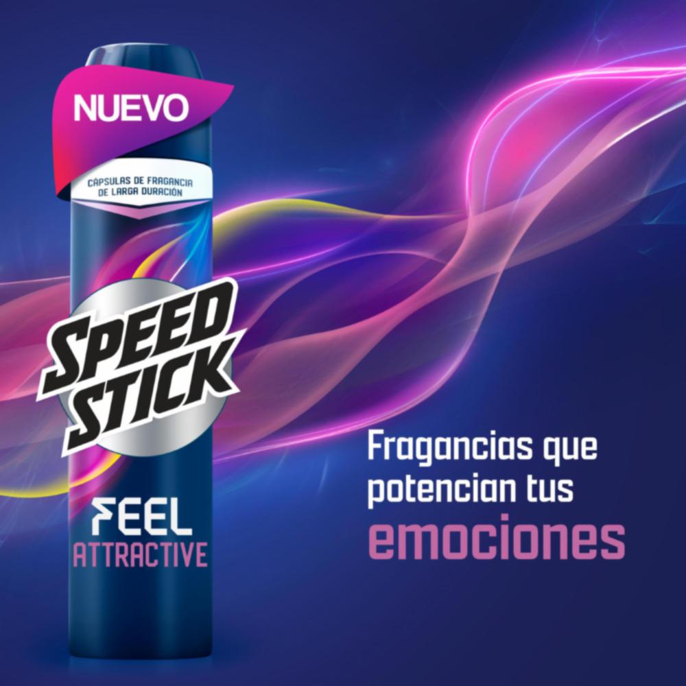 Desodorante En Aerosol Para Hombre Feel Attractive SPEED STICK 91 G - Imagen 5