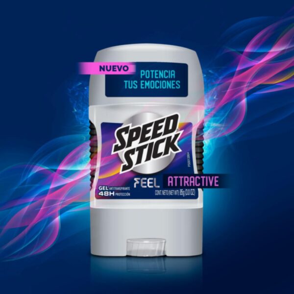 Desodorante En Gel Para Hombre Feel Attractive SPEED STICK 85 G - Imagen 5