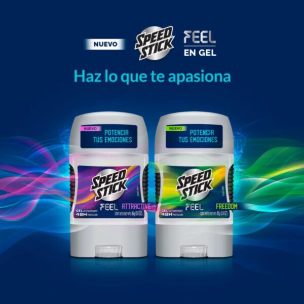 Desodorante En Gel Para Hombre Feel Attractive SPEED STICK 85 G - Imagen 6