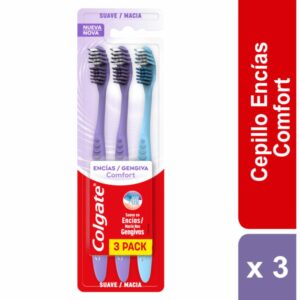 Cepillo Dental Encías Gengiva Comfort COLGATE X3 Uds