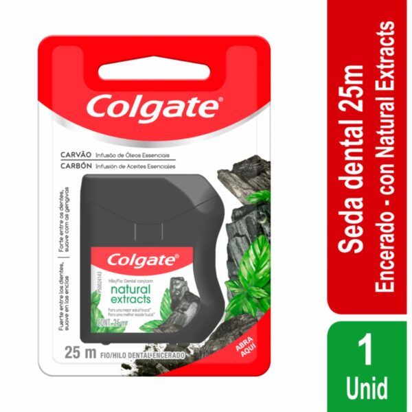 Hilo Dental Natural Extracts Carbón COLGATE 25 M