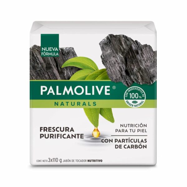 Jabón En Barra Antibacterial Carbón Limpiador PALMOLIVE 3 X 110 G - Imagen 9
