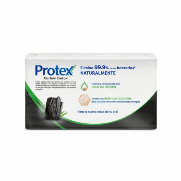 Jabón En Barra Carbón Activado Détox PROTEX 6 X 110 G - Imagen 9