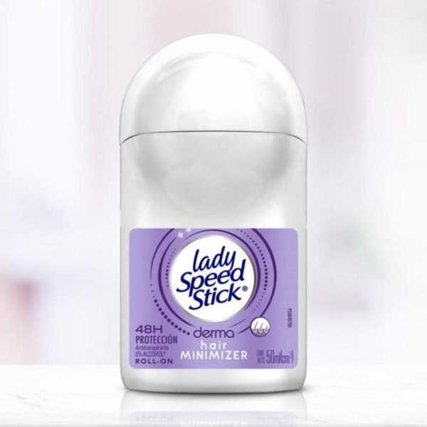 Desodorante Roll On Para Mujer Hair Minimizer LADY SPEED STICK 50 Ml - Imagen 6