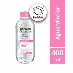 Agua Micelar Todo En 1 Para Piel Sensible GARNIER SKIN ACTIVE 400 Ml