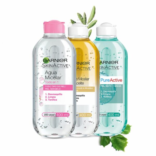 Agua Micelar Todo En 1 Para Piel Sensible GARNIER L´ORÉAL 400 Ml - Imagen 5