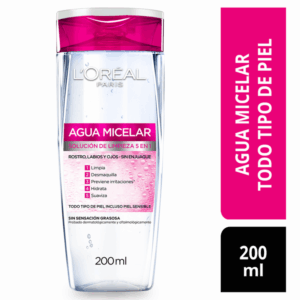 Agua Micelar 5 En 1 Para Todo Tipo De Pïel L'ORÉAL 200 Ml