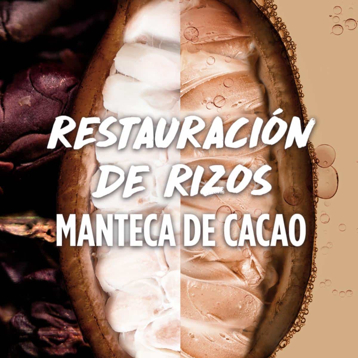 Shampoo Capilar Hair Food Manteca De Cacao Restauración Rizos GARNIER FRUCTIS 300 Ml - Imagen 6