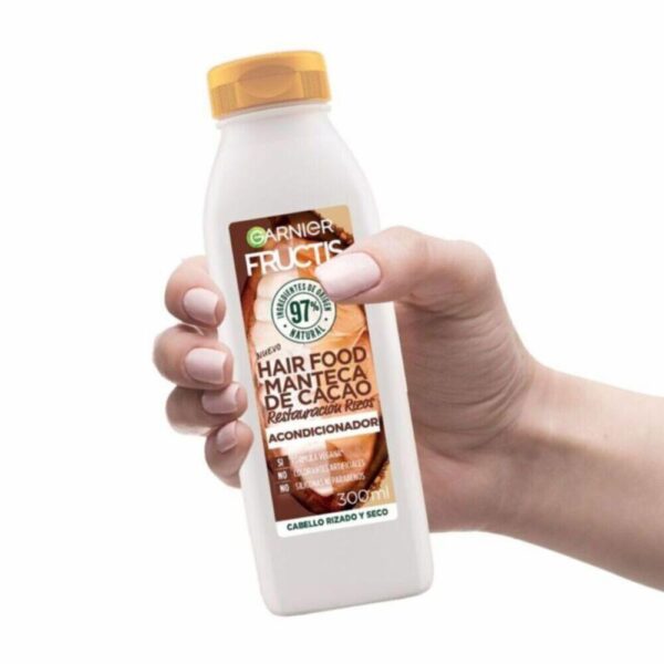 Acondicionador Capilar Hair Food Manteca De Cacao Restauración Rizos FRUCTIS GARNIER L´ORÉAL 300 Ml - Imagen 7