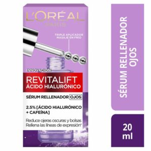 Sérum Para Contorno De Ojos Rellenador Con Ácido Hialurónico Revitalift L´ORÉAL 20 Ml