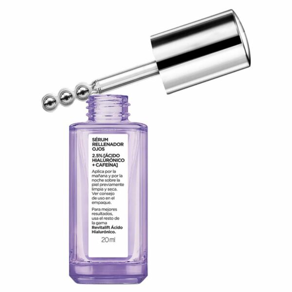Sérum Para Contorno De Ojos Rellenador Con Ácido Hialurónico Revitalift L´ORÉAL 20 Ml - Imagen 8