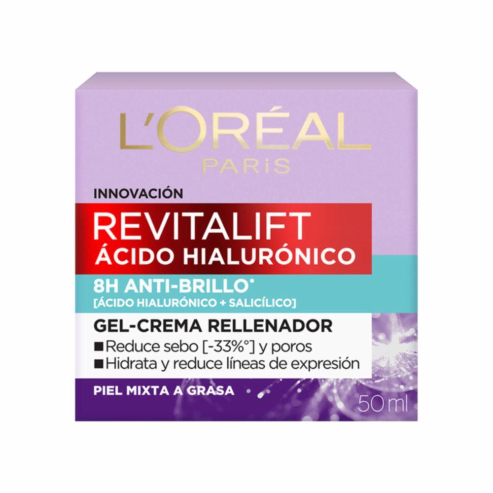 Gel-crema Facial Rellenador Con Ácido Hialurónico Revitalift L'ORÉAL 30 Ml - Imagen 8
