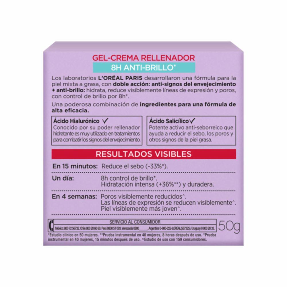 Gel-crema Facial Rellenador Con Ácido Hialurónico Revitalift L'ORÉAL 30 Ml - Imagen 9