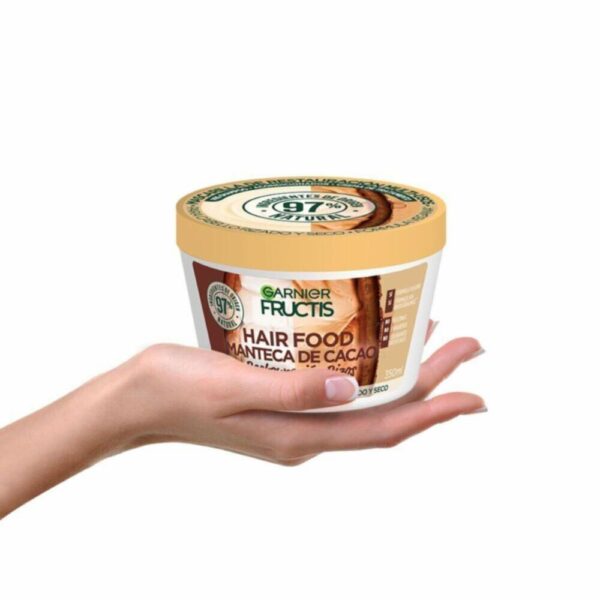 Mascarilla Capilar Hair Food Manteca De Cacao Restauración Rizos FRUCTIS GARNIER L´ORÉAL 350 Ml - Imagen 7